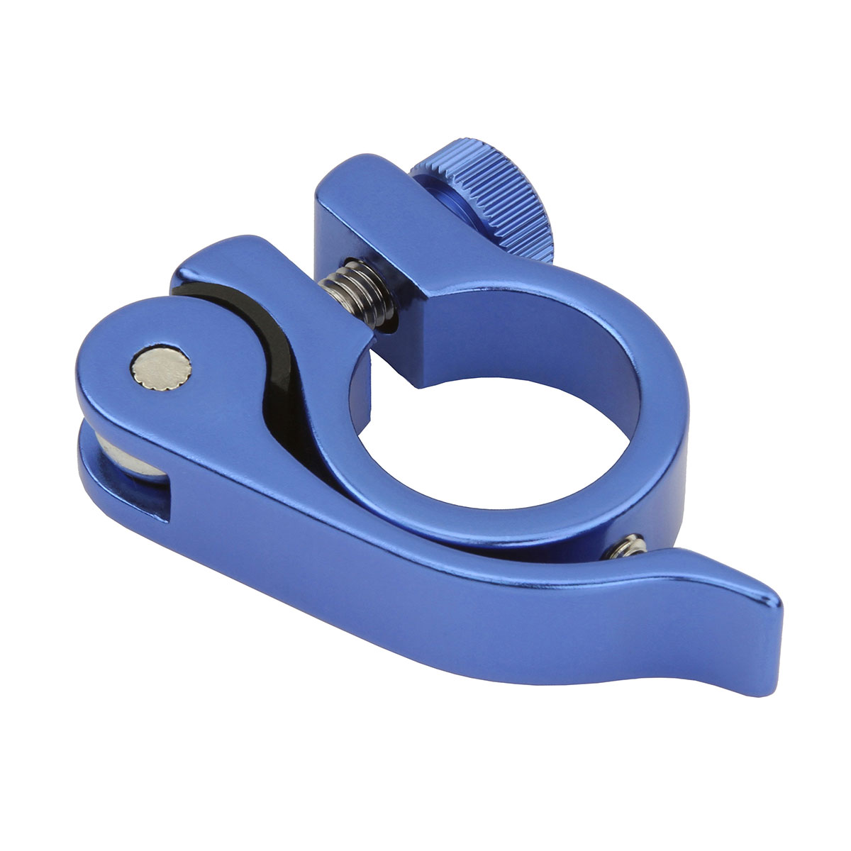 Alloy Seatpost Clamp Outer Diameter 25.4mm W/QR Blue.